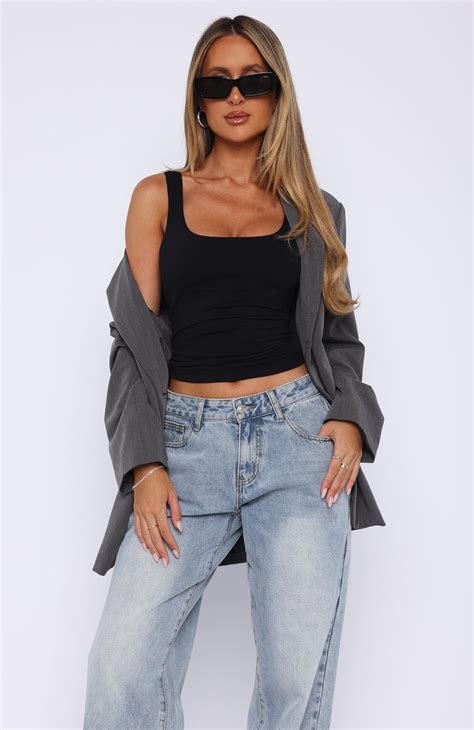 I Can Be Yours Top Black | White Fox Boutique