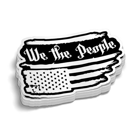 We The People Hard Hat Decal – Armed American Supply