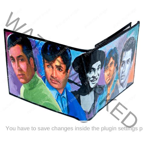 Bollywood merchandise online: Greatest Bollywood actors of all time wallet