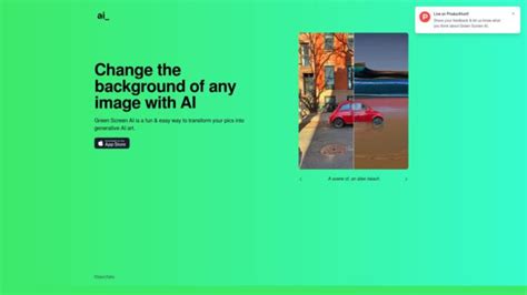 Ai Green screen 的图像结果
