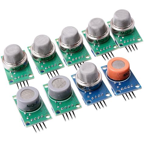 REES52 Gas Detection Module MQ-2 MQ-3 MQ-4 MQ-5 MQ-6 MQ-7 MQ-8 MQ-9 MQ ...