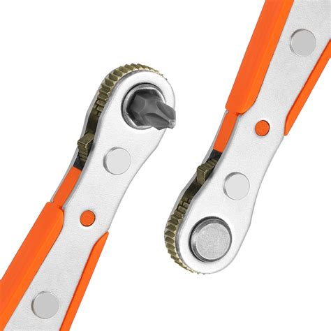 Aklamater1 Pack Ph2 Phillips Magnetic Mini Ratchet Screwdriver Right ...