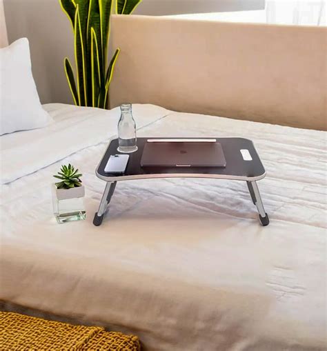 Neonnest Multipurpose Foldable Engineered Wood Laptop Table/Desk with ...