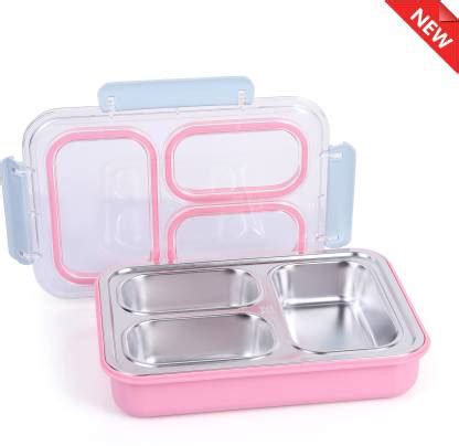 Flipkart.com | MyneeMoe Stainless Steel, Leak Proof Airtight Lunch Box ...