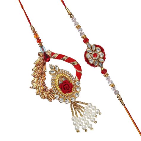Webelkart Lumba Rakhi Set For Bhaiya And Bhabhi. Rakhi For Bhaiya ...