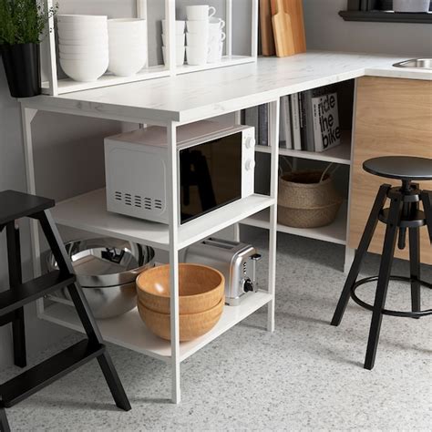 ENHET base fr w shelves, white, 60x60x75 cm (235/8x235/8x291/2") - IKEA
