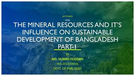 The mineral resources of bangladesh part 1 | PDF