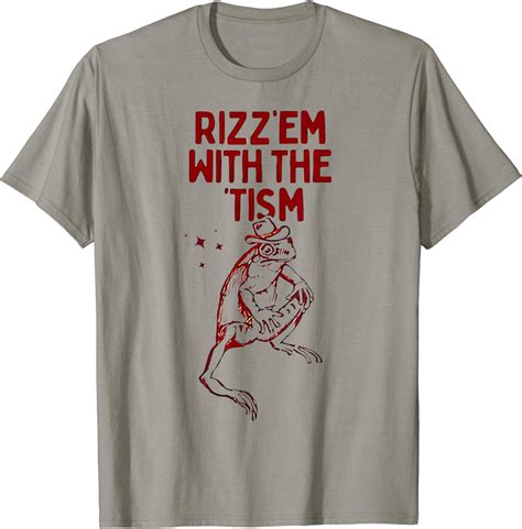 Funny Frog Rizz Em with The Tism T-Shirt - Buytshirtdesigns