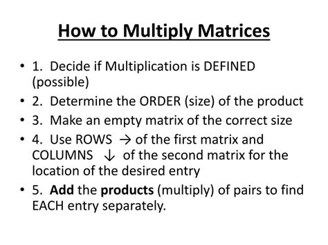 Image result for How to Use Matrix Multiplication