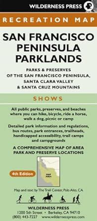 Buy Map San Francisco Peninsula Parklands (Recreation Map) Book Online ...