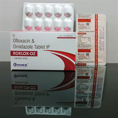 ROKLOX-OZ Tablets Rokmex Biocare Pvt. Ltd.