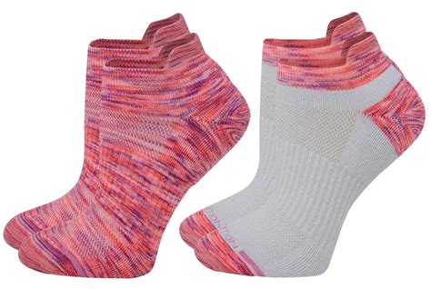 Ankle Socks | Dr Motion Compression Socks | Pink & White ( 2 Pack ...
