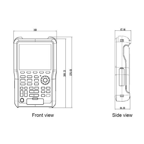 Buy Siglent Technologies SHS810X Handheld Oscilloscope,100 MHz,2CH,1GSa ...