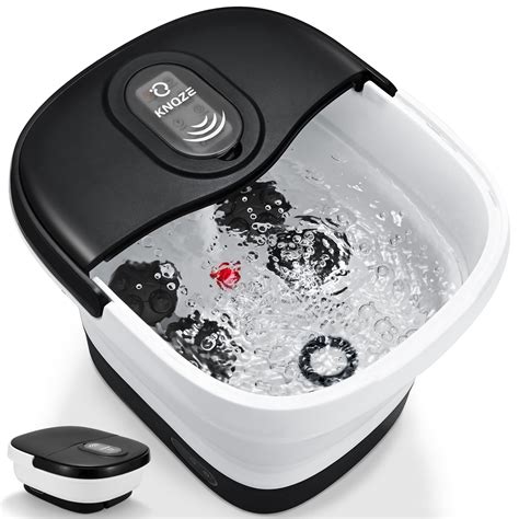 Electric Collapsible Foot Spa, Motorized Foot Bath with Heat, 20 Taiji ...