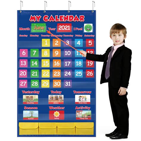 Buy Classroom Pocket Chart, School for Kids Learning for Home ...