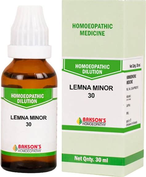 Bakson's Homoeopathy Lemna Minor 30 Dilution Price in India - Buy ...