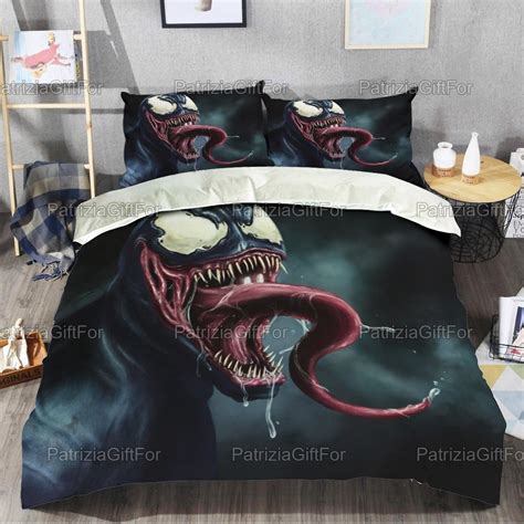Venom Horror Movie Halloween Bedding Set Decor Home - Teeruto