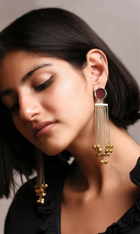 Tasseled Ghungroo Earrings – Local Nation