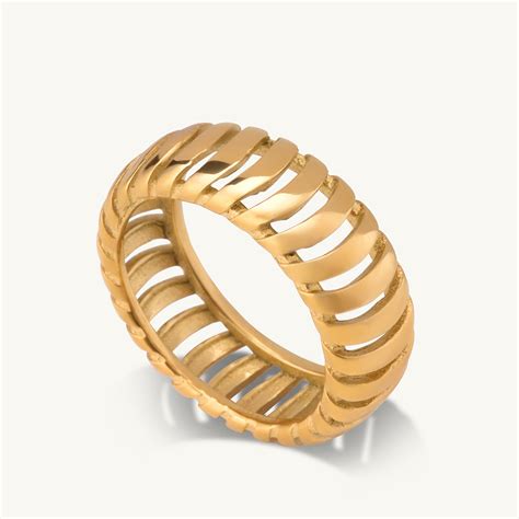Buy Gold Shrimp Ring online- Palmonas – PALMONAS
