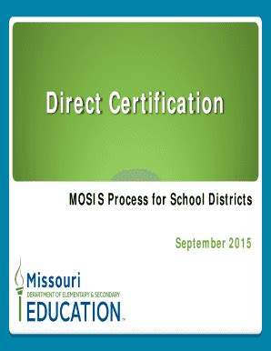 Fillable Online dese mo The Direct Certification ProcessPDF Document ...