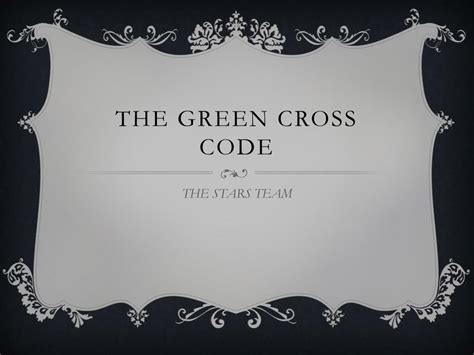 Image result for Green Cross Code 2019