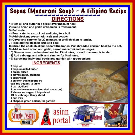 Chicken Macaroni Sopas: Filipino Comfort Soup Recipe