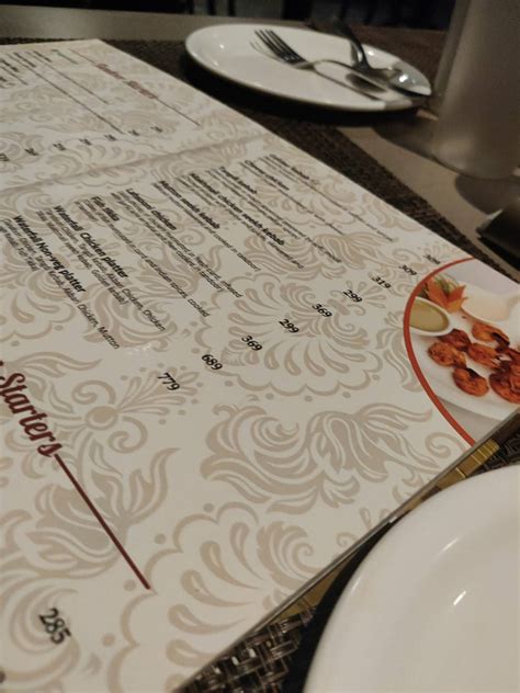 Menu at The Waterfall Restaurant, Chennai