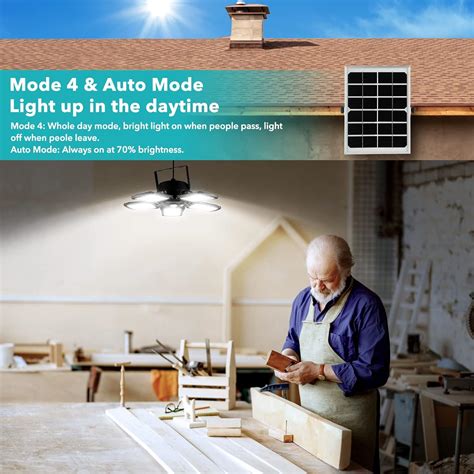 Buy AGPTEK Solar Shed Lights Indoor Outdoor, Work in Daylight Solar ...