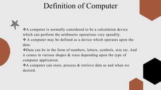 Image result for Defintion Computer