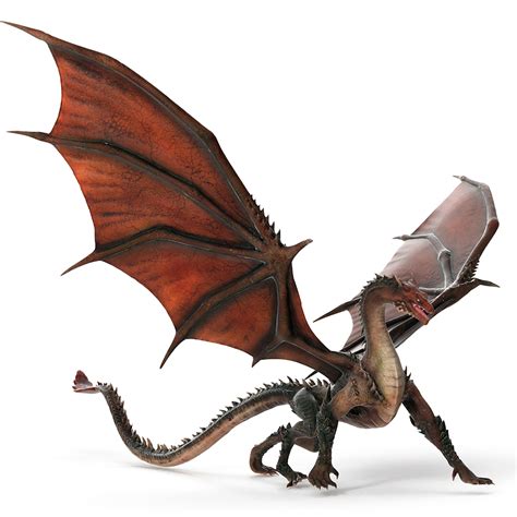 Fantasy Dragon Creature Rigged for Maya 3D model | 3D Molier International