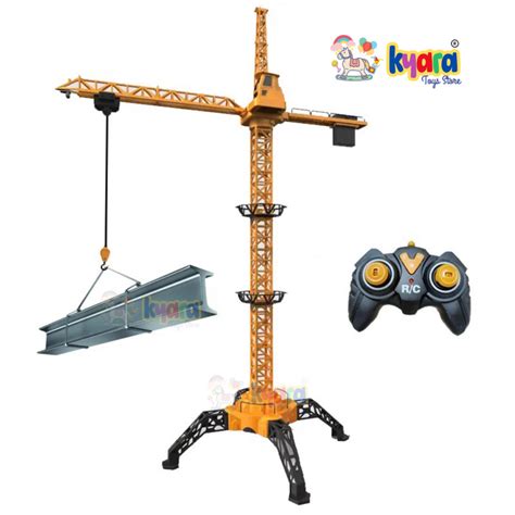 Tower Electric Remote Control Toy Crane Intelligent 4-Channel Line-Con ...