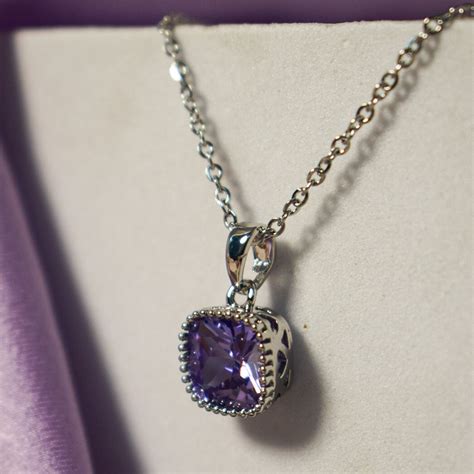 Dainty Silver Stoned Diamond Elegance Pendant | Salty – Salty Accessories