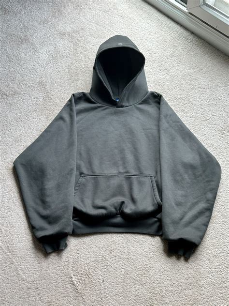 Yeezy Gap Engineered by Balenciaga Shrunken Logo Hood… - Gem
