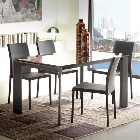 Modern extendable table with metal structure – Faleria