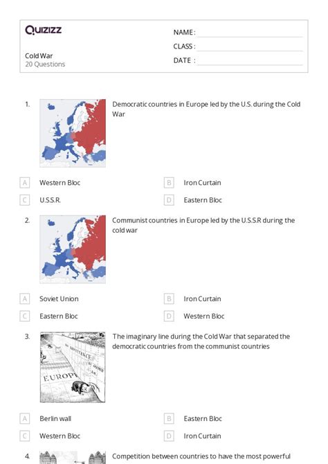 50+ cold war worksheets for 8th Class on Quizizz | Free & Printable