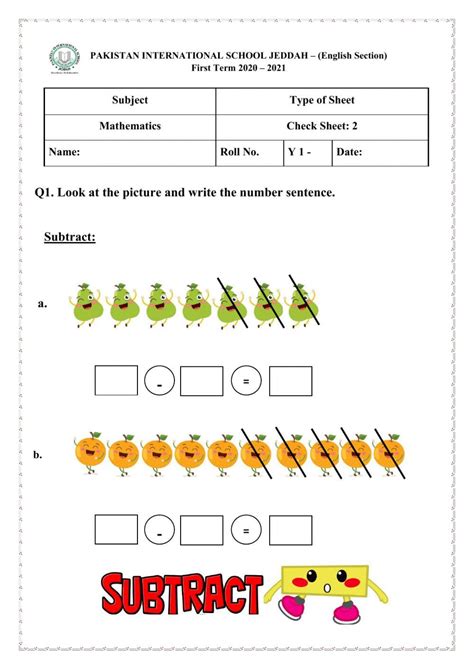 Image result for Math Check Sheet