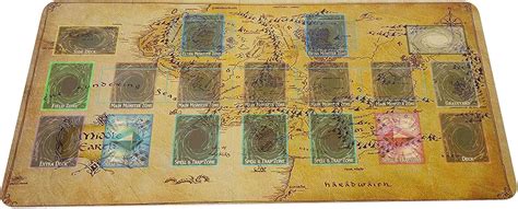 MPCGM LOTR Middle Earth Map Playmat Master Rule 4 India | Ubuy