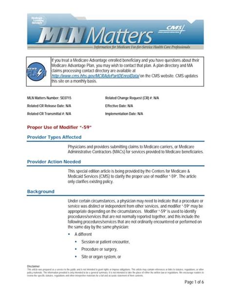 Image result for When to Use Modifier 59