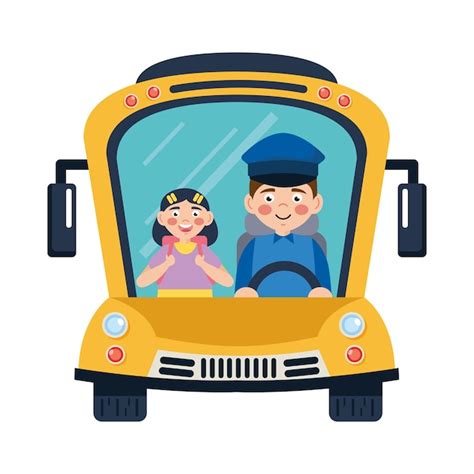 Bus driver cartoon Images - Free Download on Freepik