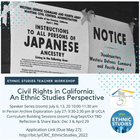 UCLA K-12 Ethnic Studies Teaching Programs | Teachers, apply to ...