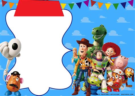 Toy Story Invite Template - Educational Printable Activities