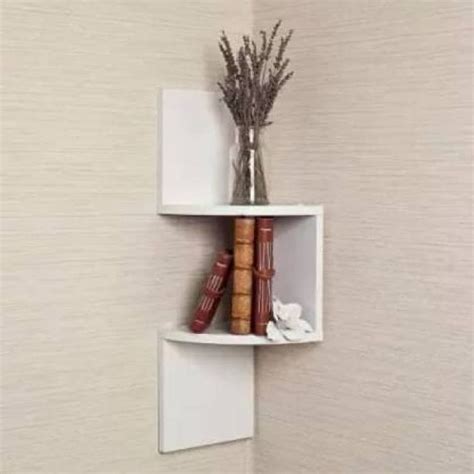 Strong Gallery Wall Shelf Zigzag Corner Wall Mount Shelf Unit/Racks and ...