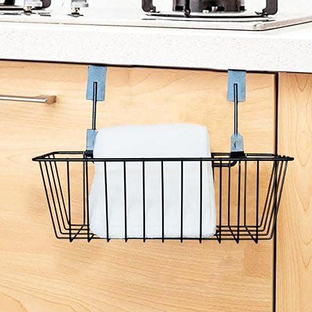 Go Hooked Metal Hanging Storage Basket Cabinet Door Organiser Assorted ...