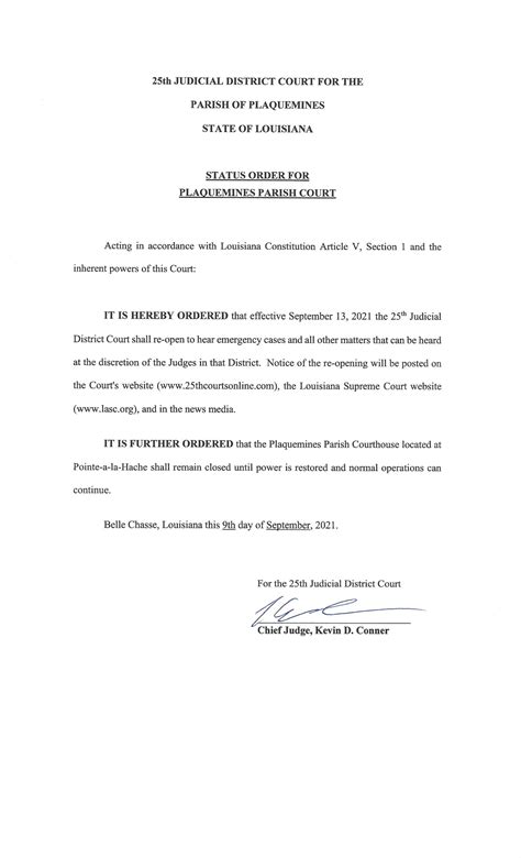 Orders/Forms — 25th Judicial District Court