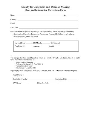 Fillable Online dlab sauder ubc Dues and Information Corrections Form ...