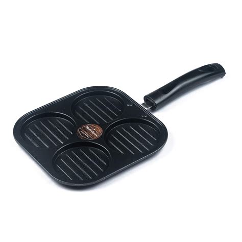 Buy KitchenSpace Non-Stick Aluminium Die Cast Grill Pan/Mini Uttapam ...