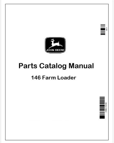 John Deere 146 Farm Loader Parts Catalog Manual