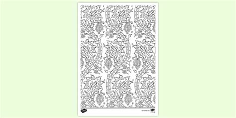Islamic Art Vegetal Pattern Colouring Sheet | Colouring