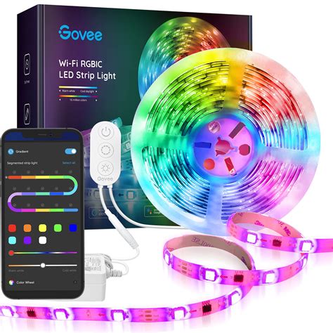 Buy Govee 16.4ft RGBIC LED Strip Lights, WiFi Color Changing LED Lights ...