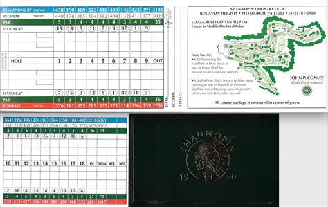 Shannopin Country Club - Course Profile | Course Database